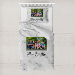Family Photo and Name Toddler Bedding