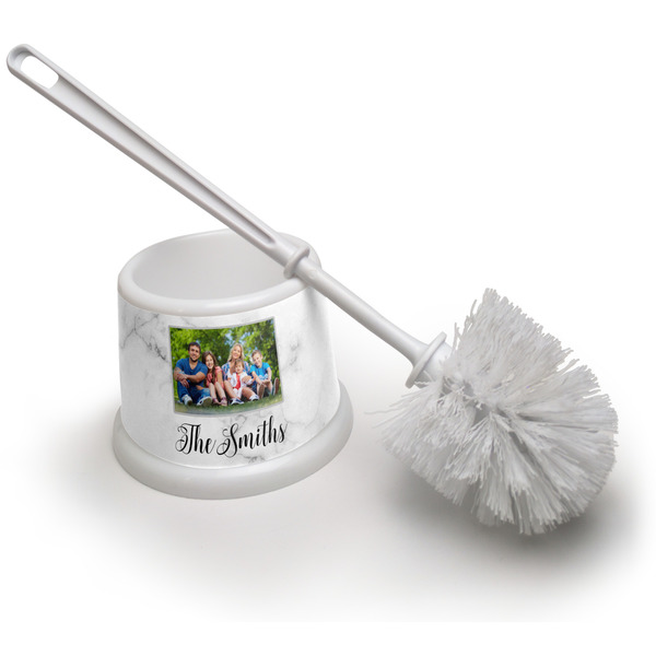 Custom Family Photo and Name Toilet Brush