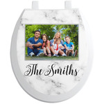 Family Photo and Name Toilet Seat Decal