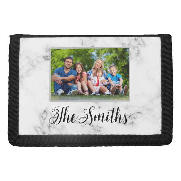 Custom Family Photo and Name Trifold Wallet