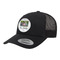 Family Photo and Name Trucker Hat - Black