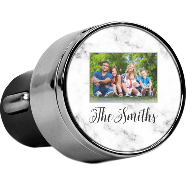 Custom Family Photo and Name USB Car Charger