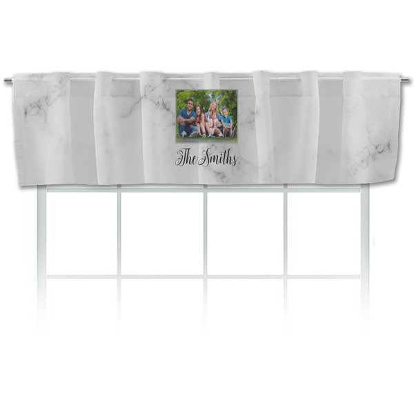 Custom Family Photo and Name Valance