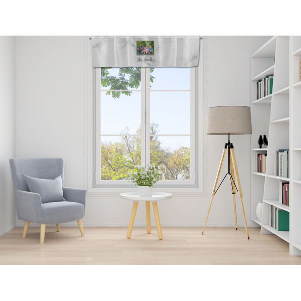 Family Photo and Name Valance - LIFESTYLE