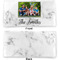 Family Photo and Name Vinyl Check Book Cover - Front and Back