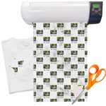 Family Photo and Name Heat Transfer Vinyl Sheet - 12" x 18"