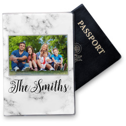 Family Photo and Name Passport Holder - Vinyl Cover
