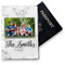 Family Photo and Name Vinyl Passport Holder - Front