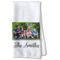 Family Photo and Name Waffle Towel - Partial Print Print Style Image