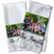 Family Photo and Name Waffle Weave Towels - Two Print Styles