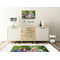 Family Photo and Name Wall Graphic Decal Wooden Desk