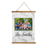 Family Photo and Name Wall Hanging Tapestry