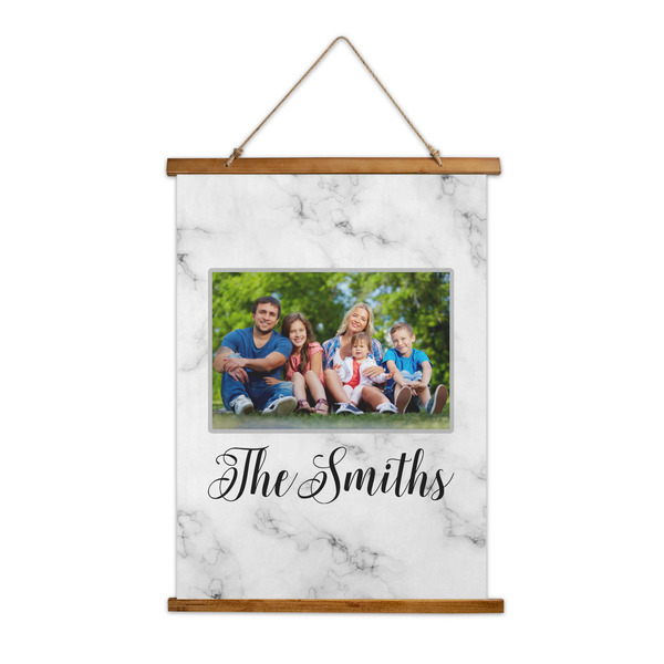 Custom Family Photo and Name Wall Hanging Tapestry
