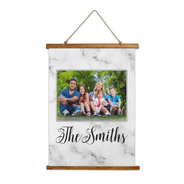 Custom Family Photo and Name Wall Hanging Tapestry