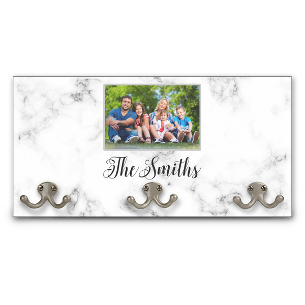 Custom Family Photo and Name Wall Mounted Coat Rack