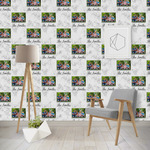 Family Photo and Name Wallpaper & Surface Covering - Peel & Stick - Repositionable