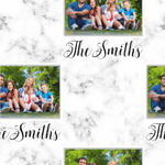 Family Photo and Name Wallpaper & Surface Covering - Water Activated - 24" x 24" Sample