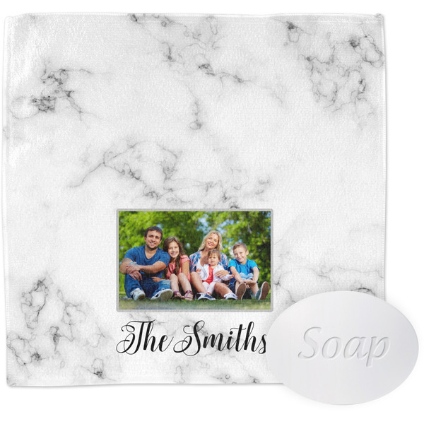 Custom Family Photo and Name Washcloth