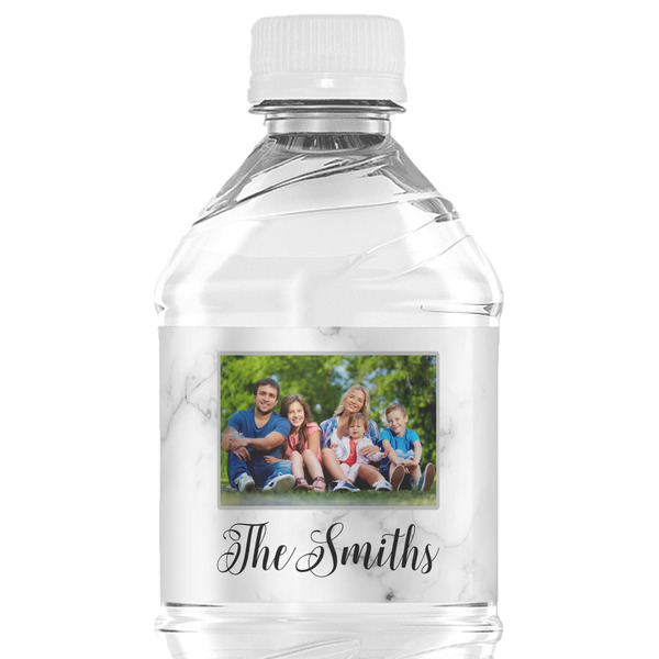 Custom Family Photo and Name Water Bottle Labels - Custom Sized