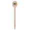 Family Photo and Name Wooden Food Pick - Oval - Single Pick
