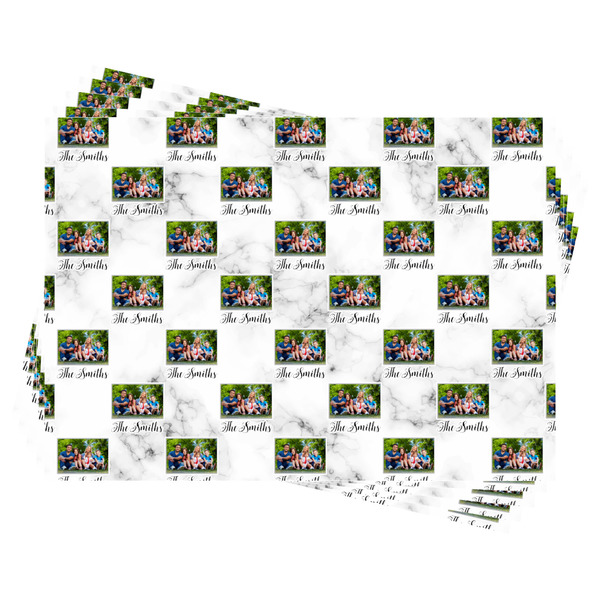 Family Photo and Name Wrapping Paper - 5 Sheets Approval