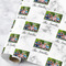 Family Photo and Name Wrapping Paper Roll - Large - Main