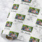 Family Photo and Name Wrapping Paper Roll - Matte - Large - Main