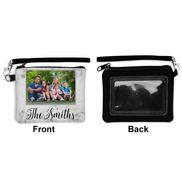 Family Photo and Name Wristlet ID Cases - Front & Back