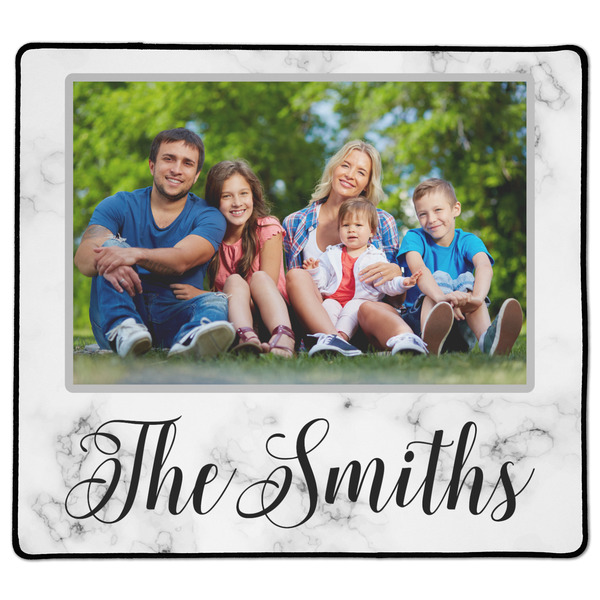 Custom Family Photo and Name Gaming Mouse Pad - XL - 18" x 16"