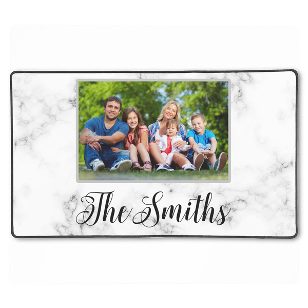 Custom Family Photo and Name Gaming Mouse Pad - XXL - 24" x 14"