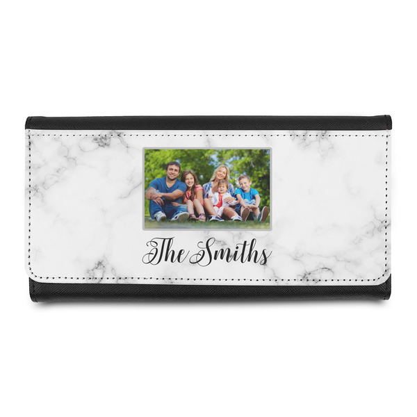 Custom Family Photo and Name Leatherette Ladies Wallet