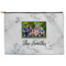 Family Photo and Name Zipper Pouch Large (Front)