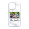 Family Photo and Name iPhone 13 Case - Back