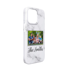 Family Photo and Name iPhone Case - Plastic - iPhone 13 Mini