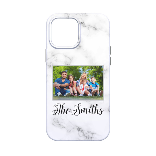 Family Photo and Name iPhone 13 Mini Tough Case - Back