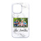 Family Photo and Name iPhone 13 Pro Case - Back