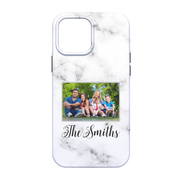 Family Photo and Name iPhone 13 Pro Tough Case - Back