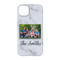 Family Photo and Name iPhone 14 Case - Back