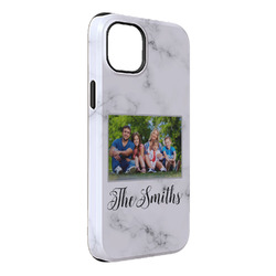 Family Photo and Name iPhone Case - Rubber Lined - iPhone 14 Plus