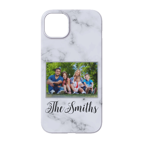 Family Photo and Name iPhone 14 Pro Case - Back