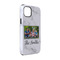 Family Photo and Name iPhone 14 Tough Case - Angle