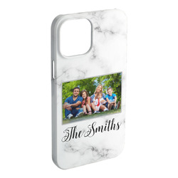 Family Photo and Name iPhone Case - Plastic - iPhone 15 Plus
