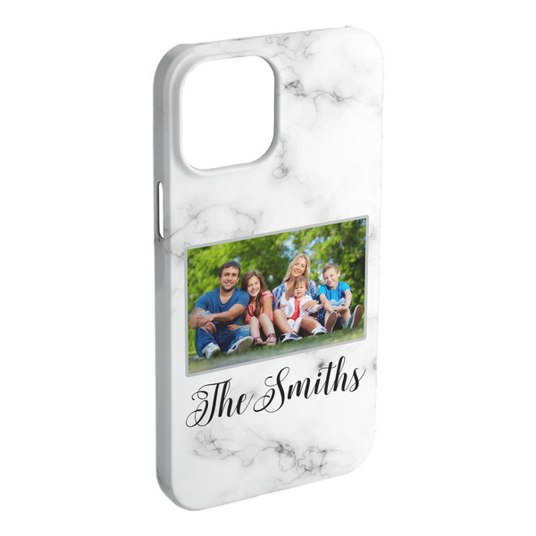 Custom Family Photo and Name iPhone Case - Plastic - iPhone 15 Plus