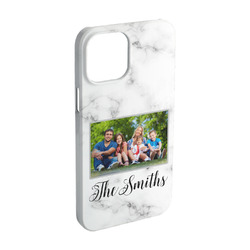 Family Photo and Name iPhone Case - Plastic - iPhone 15 Pro