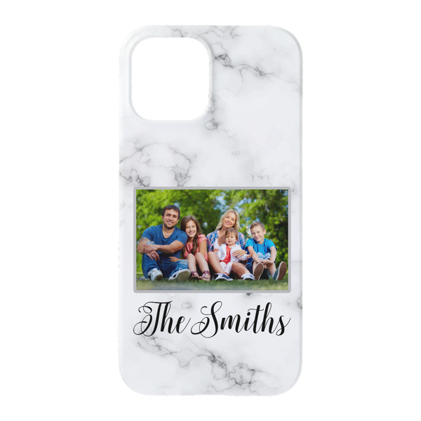 Family Photo and Name iPhone 15 Pro Case - Back