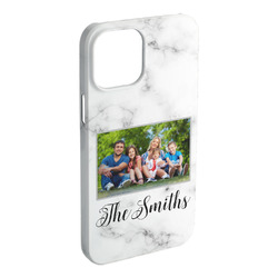 Family Photo and Name iPhone Case - Plastic