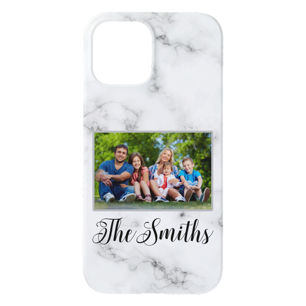 Family Photo and Name iPhone 15 Pro Max Case - Back