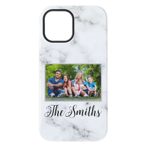 Family Photo and Name iPhone 15 Pro Max Tough Case - Back