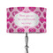 Love You Mom 12" Drum Lampshade - ON STAND (Fabric)