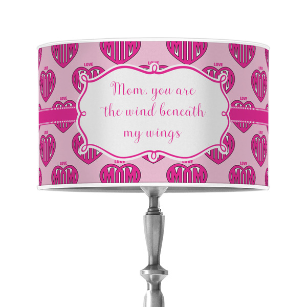 Custom Love You Mom 12" Drum Lamp Shade - Poly-film